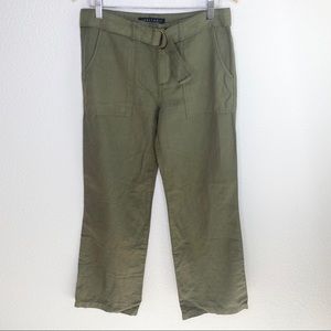 NWOT Sanctuary Green Cargo Belted Utility Pants